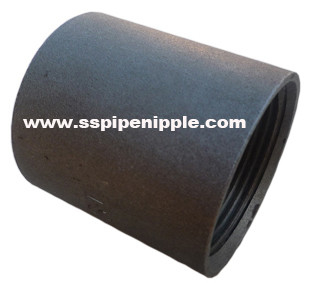 Black Carbon Steel Coupling BSP / DIN / NPT 1/8-8" Outer Diameter